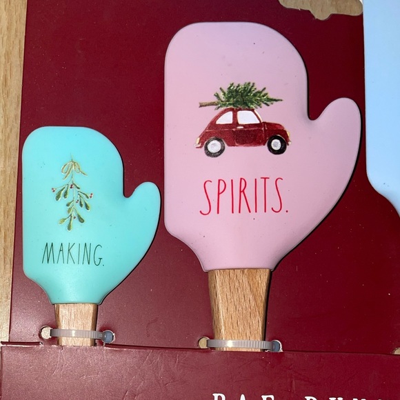 Rae Dunn MAKING SPIRITS BRIGHT Spatula Set - Picture 6 of 9